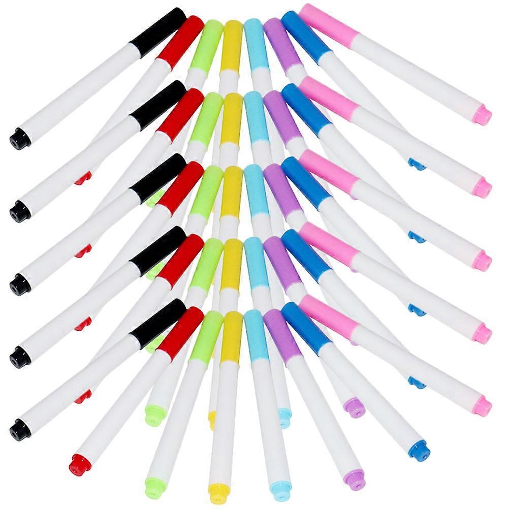 White Board Markers Dry Erase Function 40Pcs Plastic Colored Markers Set