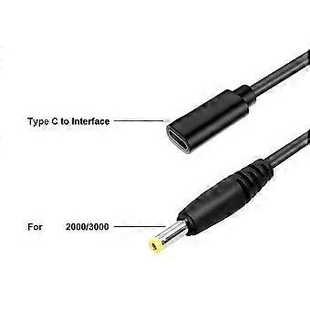 USB-C-oplaadkabel voor PSP1000, 2000 en 3000 controllers, Type-C-oplaadkabel voor Sony PSP 3000 gameconsole, voedingskabel
