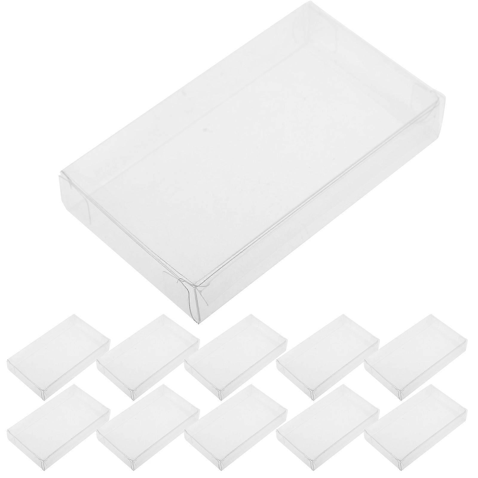 Transparent Clear Boxes Gift Boxes for Storage Use 10Pcs