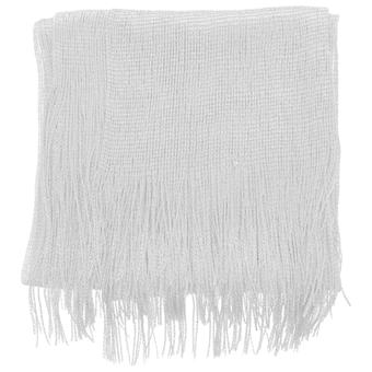 Chal de boda para mujer, chal elegante para fiestas y eventos nocturnos, color blanco, poliéster y seda.