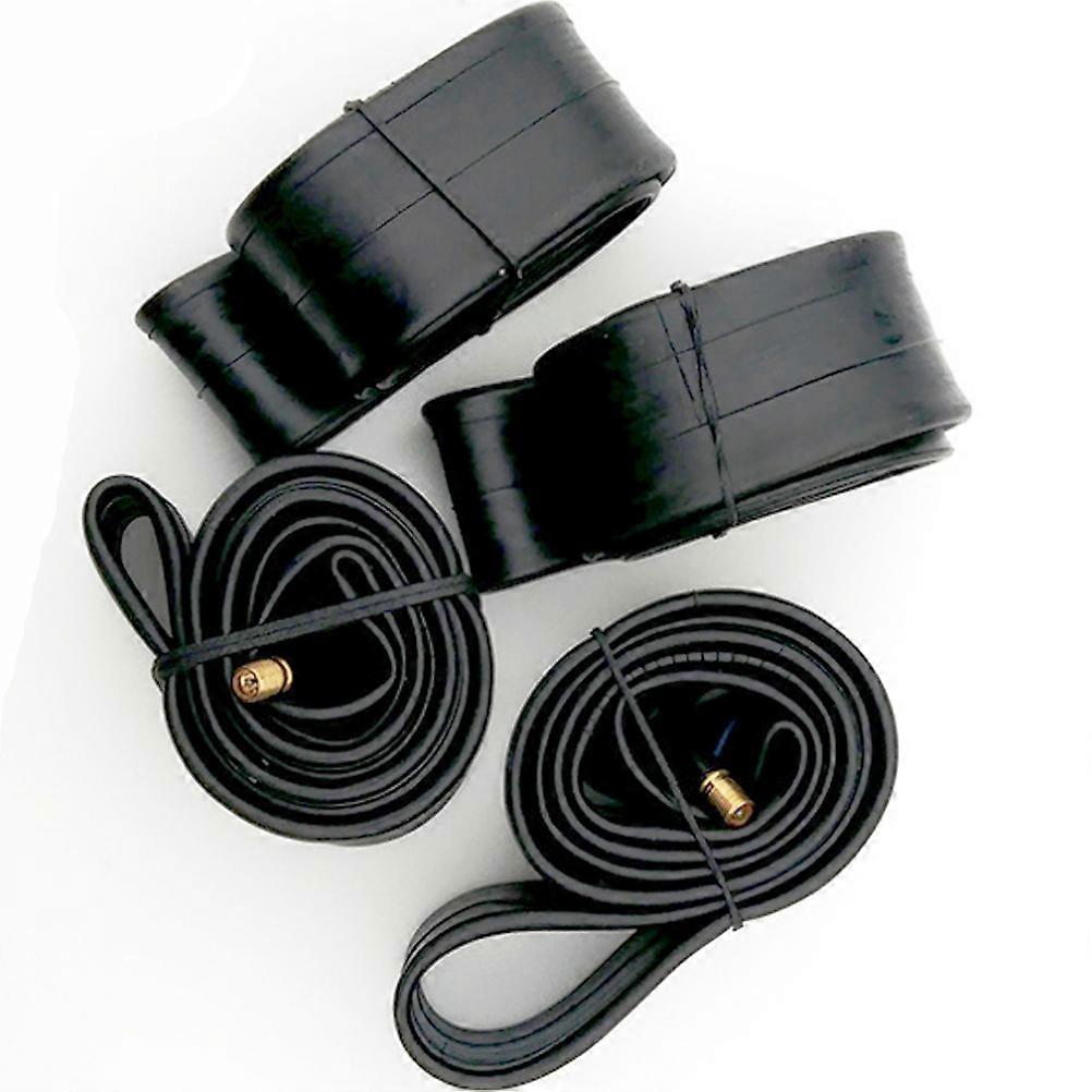 Camera d'aria robusta per bicicletta, 2 pezzi, nera, resistente, accessori per bambini