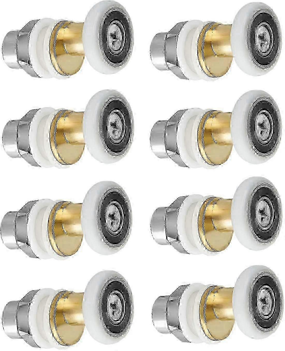 Shower Door Roller Caster Wheel | 8pcs 20mm Replacement Rollers