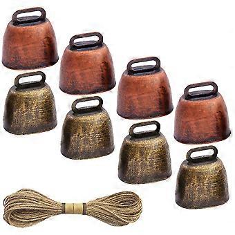 Assorted Color Farm Loud Bells Metal Bells for Animal Grazing 4Sets