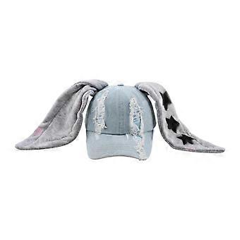 Gorra de béisbol vaquera con orejas, ideal para primavera, verano y actividades al aire libre.