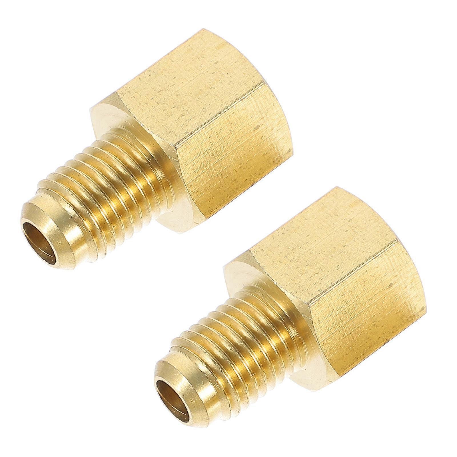 Pump Conversion Tool Copper Adapter for Refrigerant Use 2Pcs Set