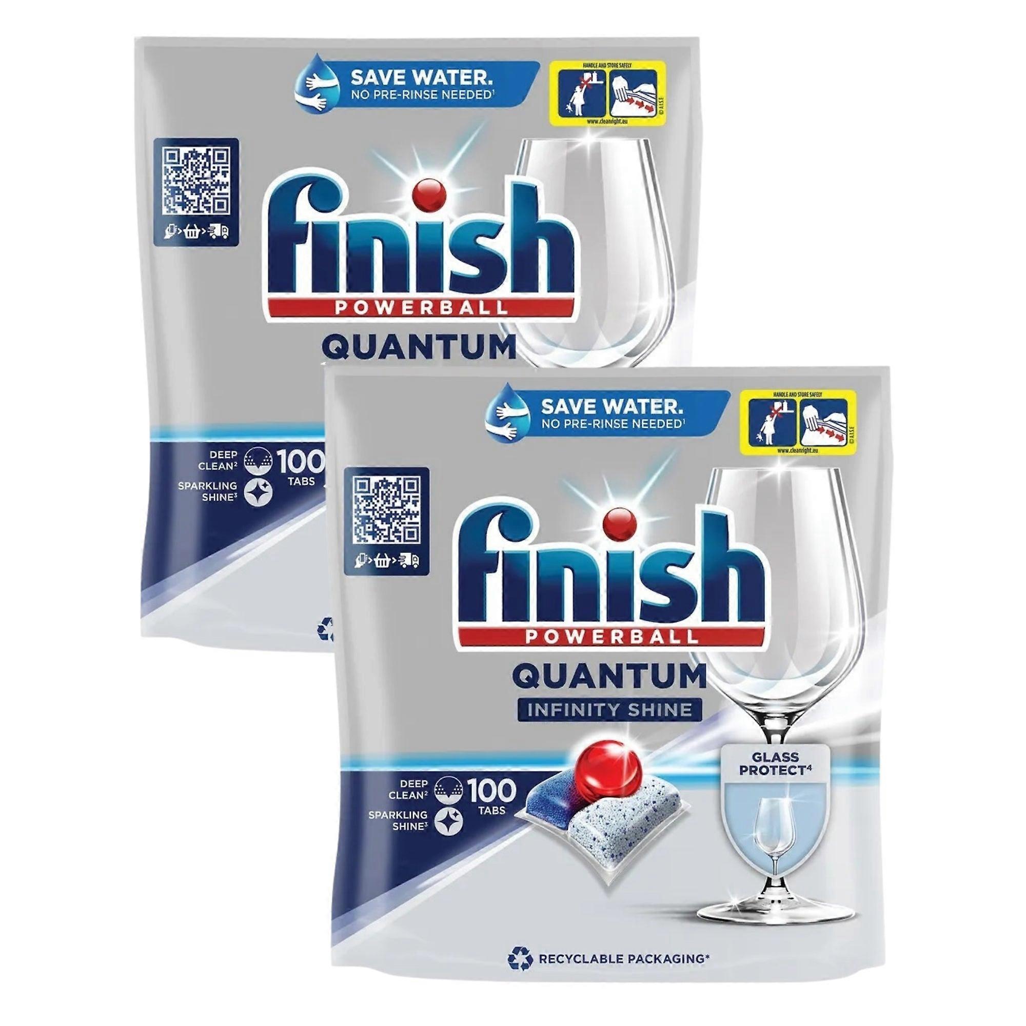Finish Quantum Infinity Shine X 200 Dishwasher Tablets