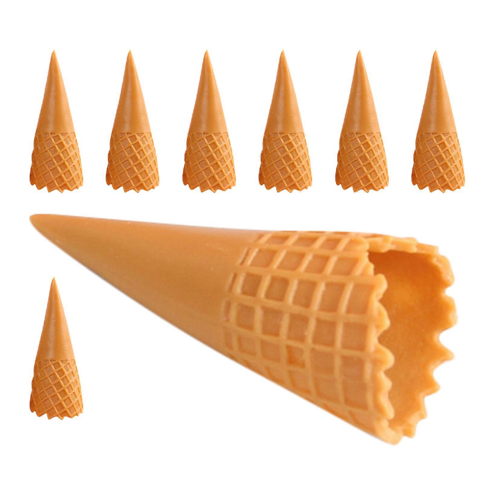 8PCS Leere Eistüte Modell Mini Eistüte Künstliche Eiswaffel