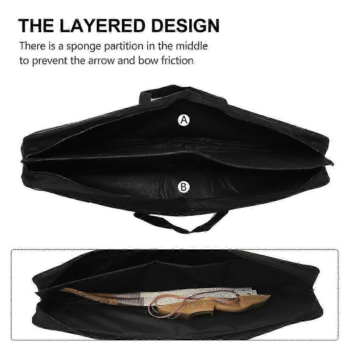 Portable Split Bow Package Bow Storage Bag for Storage Use