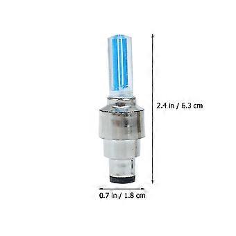 4pcs Radlichter Reifenlicht für Autofahrrad Motorrad (blau)