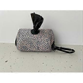 Designer Waterproof Dog Poo bag Dispenser w/ Carabiner, Aus Stock Free Post