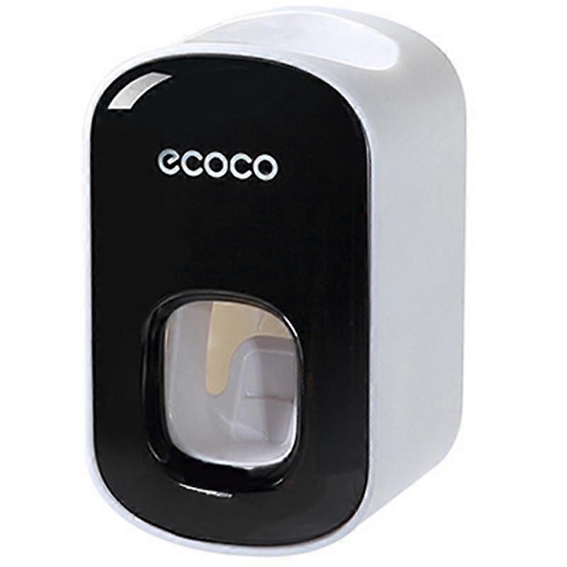 Ecoco Waterproof Toothpaste Squeezer Automatic Toothpaste Dispenser Wall Mount Bathroom Bathroom Accessories Toothbrush Holder