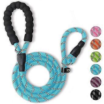 Hond training slip riem, hond slip riem, puppy gehoorzaamheid recall training lead, 6 ft lang, heavy duty touw met reflecterend ontwerp, comfortabel handvat, F
