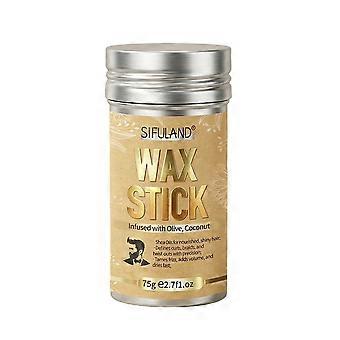 Olive & Coconut Infused Hair Wax Stick, Non-Greasy Hold for Flyaways