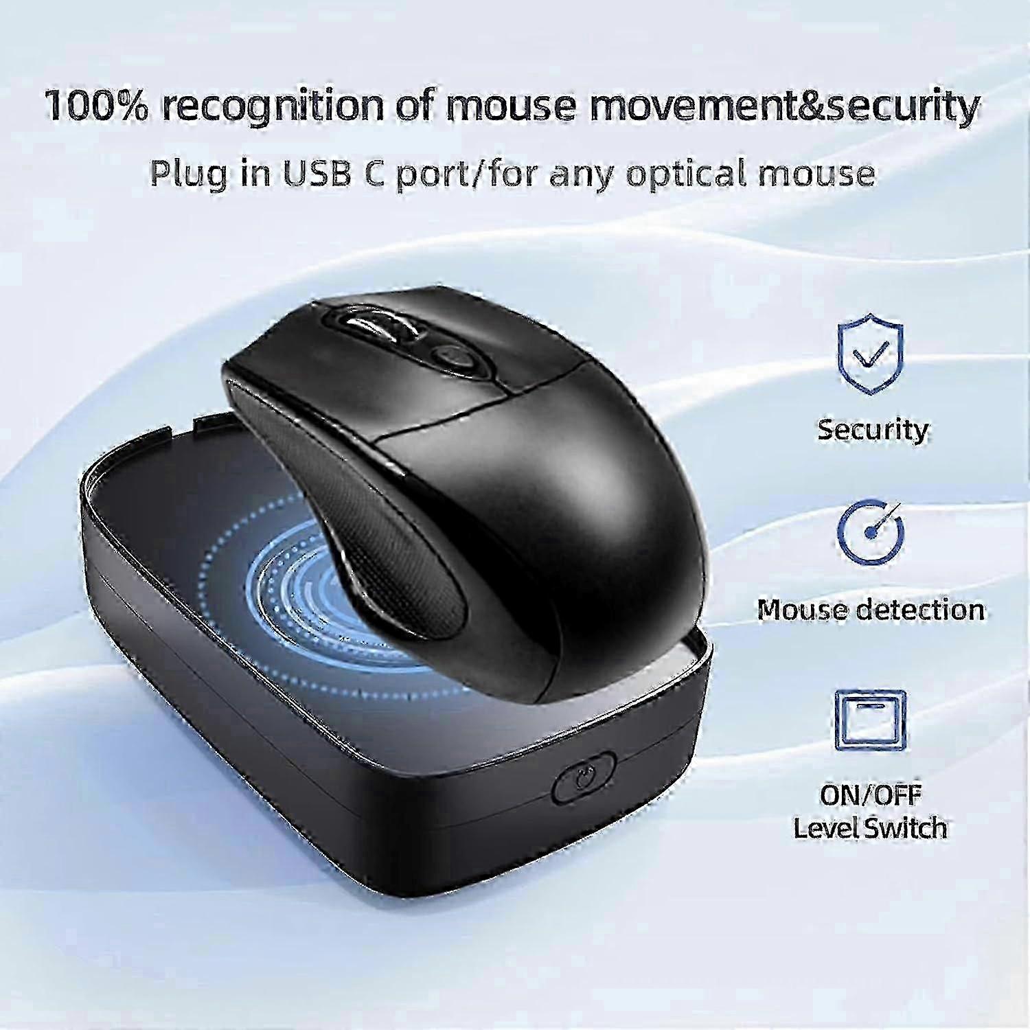 USB Mouse Wiggler for Computer Sleep Prevention, Automatic Cursor Mover Device