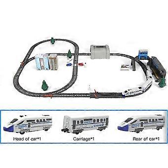 Express Train Set For Boys & Adults, Electric Train Set Toy Model With Many Accessories And Multiple Paths