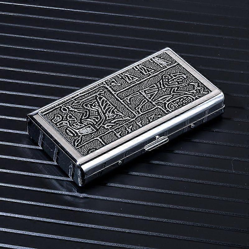 Retro portable extended cigarette case