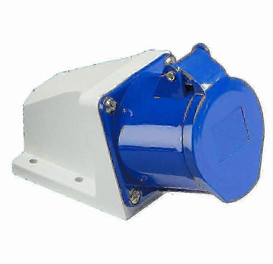 Caravan Mains Socket Surface Mounted Inlet 16amp 220 Volt Complete With Flap