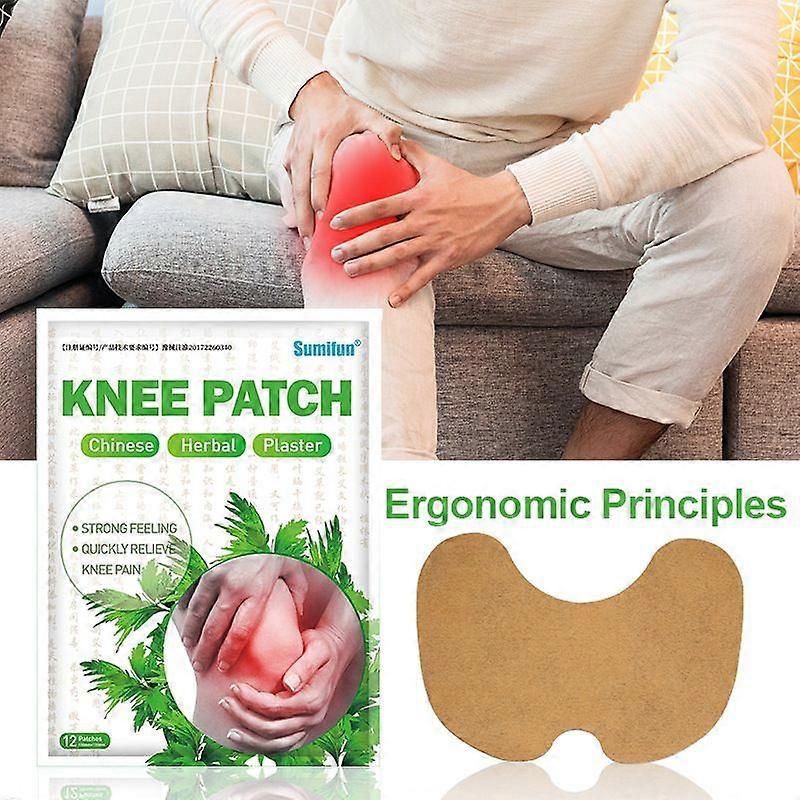Knee patch, knee pain, plaster patch, 12 pieces in a bag