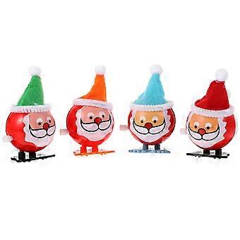 4PCS Xmas-themed Clockwork Plaything Children Wind-up Plaything Xmas Funny Toy