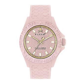 Philipp Plein Unisex Watch Analog Quartz PLEIN POWER Pink PWKAA0321 Silicone
