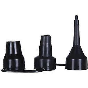 Ersatzdüsen für Luftpumpen, 3er-Pack Düsenköpfe für aufblasbare Luftpumpen, Adapter für Luftmatratzen, Luftbetten etc., Schwarz