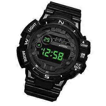 Mode stopwatch lichtgevend elektronisch sporthorloge studentenbandhorloge