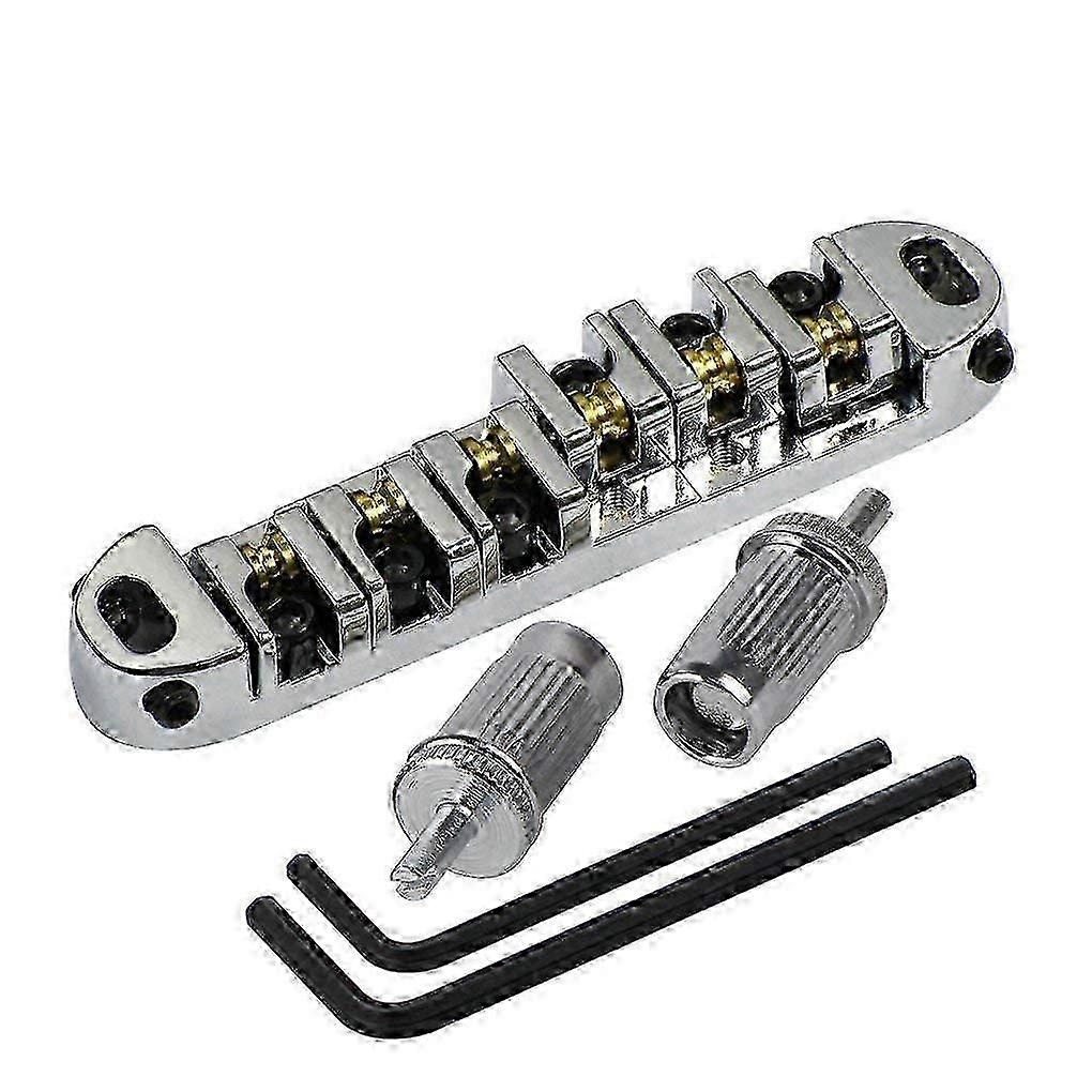 Chrome Metal Tune-O- Bridge compatible withElectric Replacement