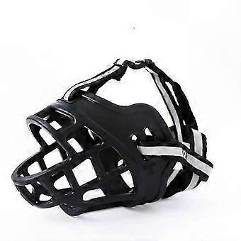 Anti-Biting and Barking: Breathable Reflective Basket Muzzle for Medium and Large Dogs