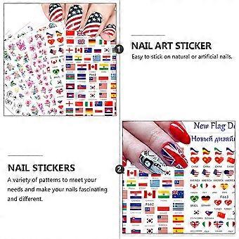 10Pcs DIY Manicure Decals Fresh Nail Pasters Nail Salon Supplies (Random Style)