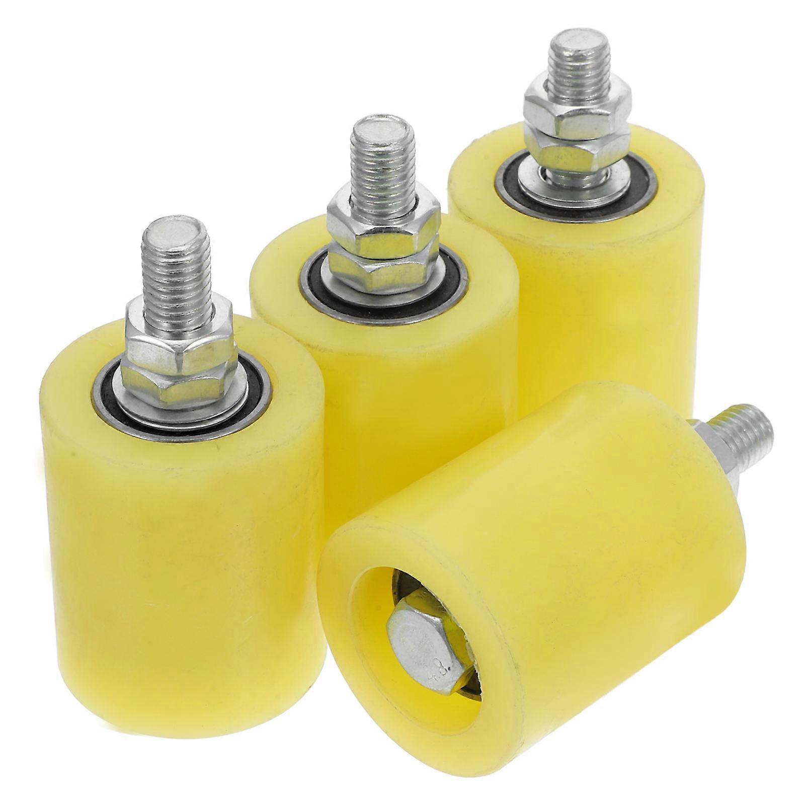 4Pcs Sliding Gate Guide Rollers Heavy Duty Rail Gate Rollers Gate Support Guide Rollers