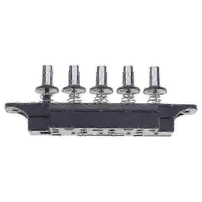 Five-position plug-in button switch for range hood five-position silver switch