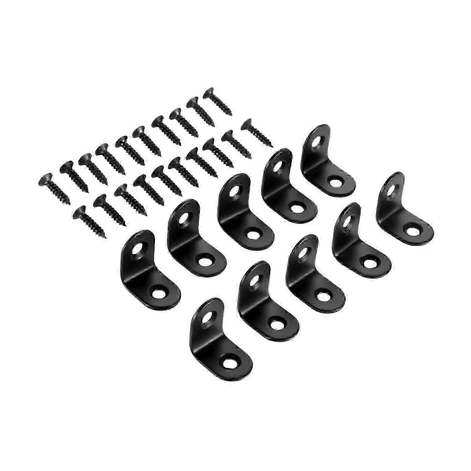 Right-Angle Corner Braces 10 Pack compatible with Frame Shelves and Tables