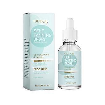 Gouttes solaires Ouhoe Sun-Assist - Douces et hydratantes, elles aident à foncer la peau, à intensifier le bronzage, à unifier le teint, à hydrater et à prendre soin des peaux mates.