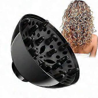 Universal Hair Diffuser til krøllet hår, passer til alle føntørrere, fremhæver krøller, reducerer krus