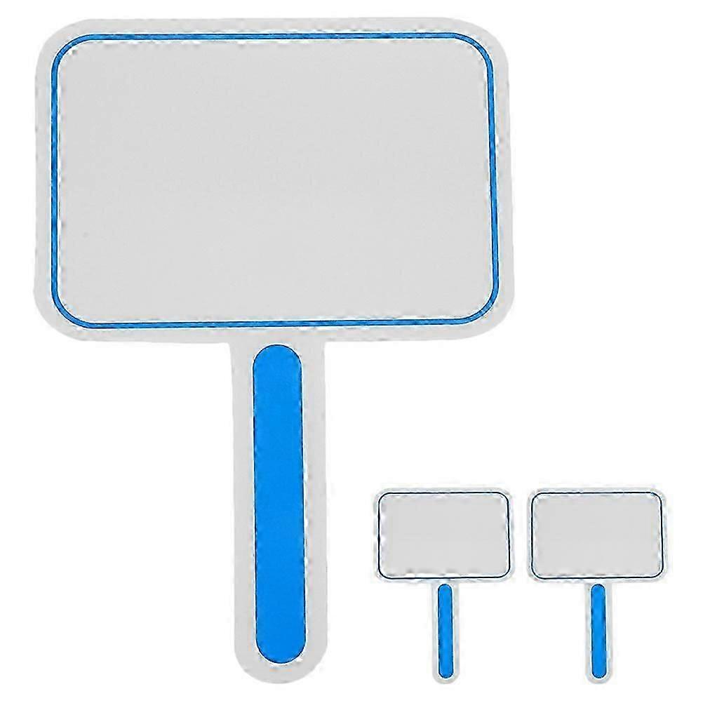 Scoreboard Handheld Single Side Whiteboards compatible with Voting 3Pcs Blue
