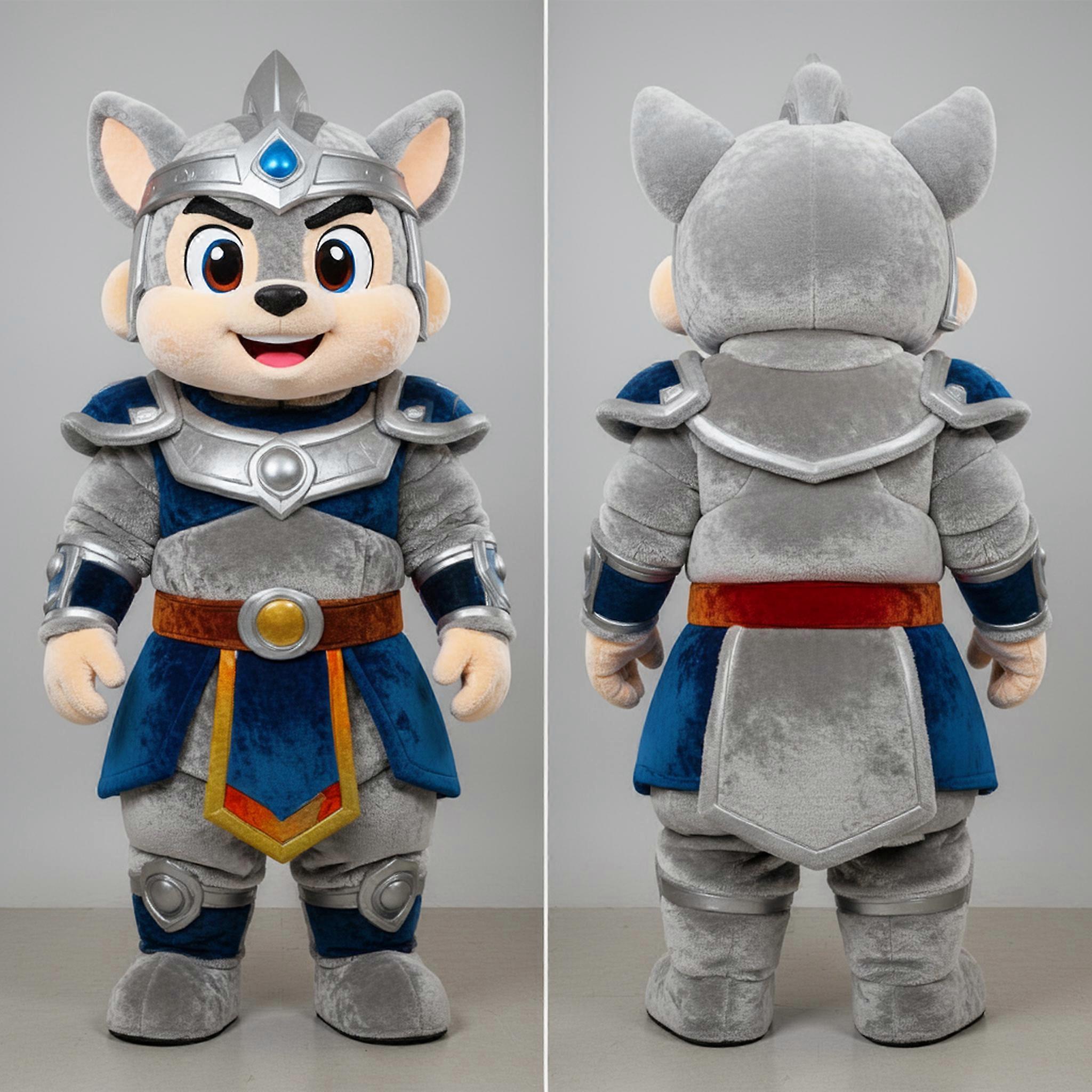 MASTICOT Silver Dynamic Gi Joe Mascot