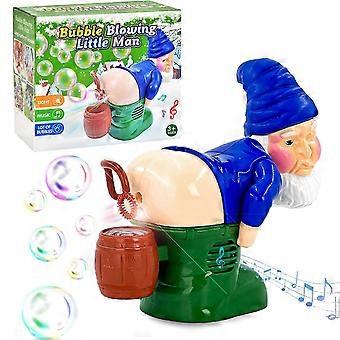 Christmas Gnomes Fart Bubble Blower Funny Party Music LED Toy US_zmg