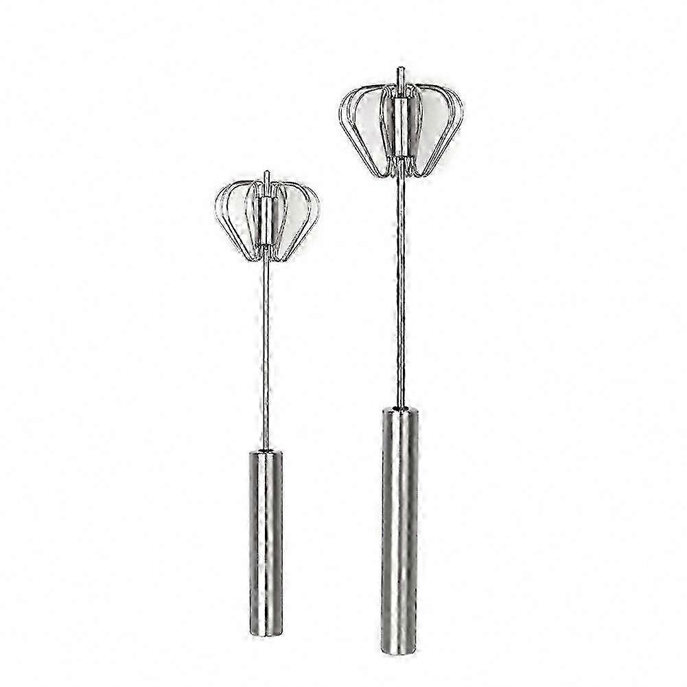 Stainless Steel Push-Action Whisk