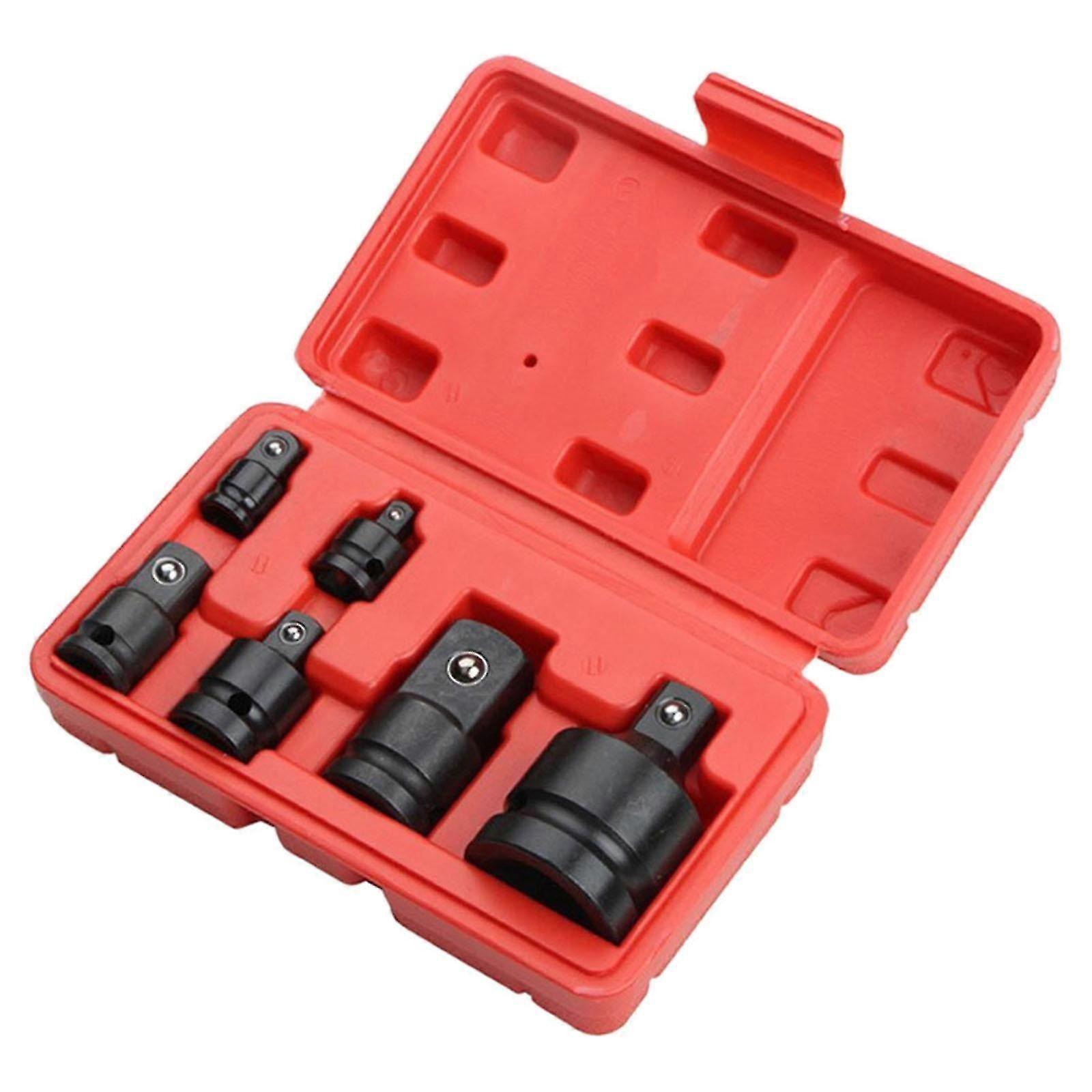 6x Impact Socket Adapter, Impact Universal Joint-Socket Set Repair Tool Conversions