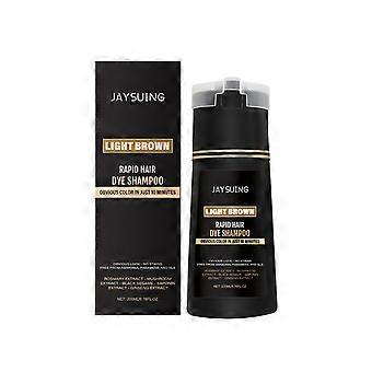 Jaysuing Men's Light Brown Tinted Shampoo  Colour-Enhancing, Gentle Daily Care