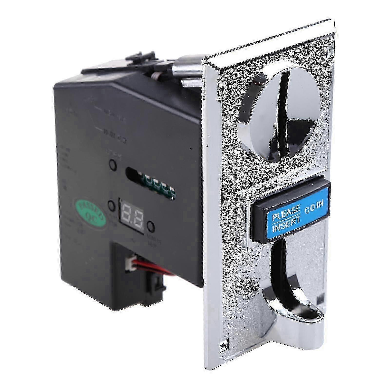 Programmable coin slot for vending machines with value settings