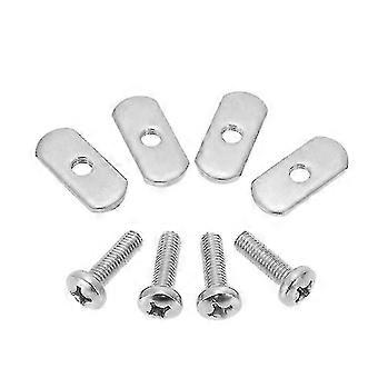 8 Pcs Kayak Rail/track M6 Screws & Nuts T Slot Bolt Replacement Stainless Steel Gear Mounting Bolt Kayak Accessories-GHUL