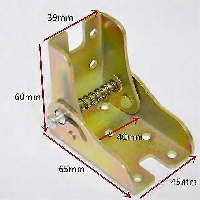 2Pcs Folding Hinge Table Legs - 90 Degree Self-locking - Chair Extension Foldable