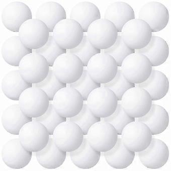 300-pakning slitesterke bordtennisballer, 40 mm sprettende pingpongballer for moro og underholdning, klassisk hvit