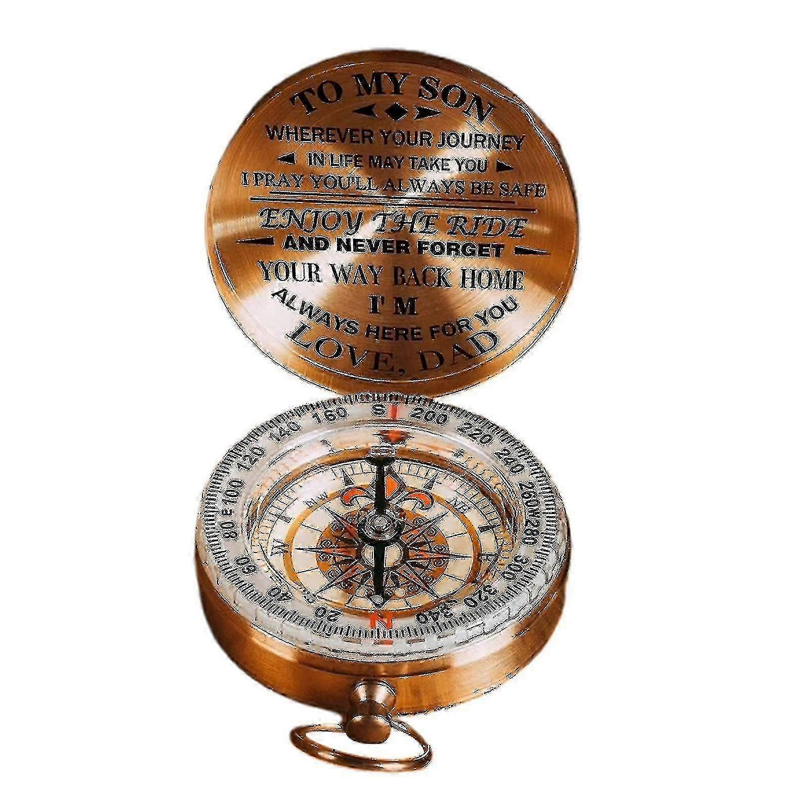 Antique Finish Copper Compass Gift