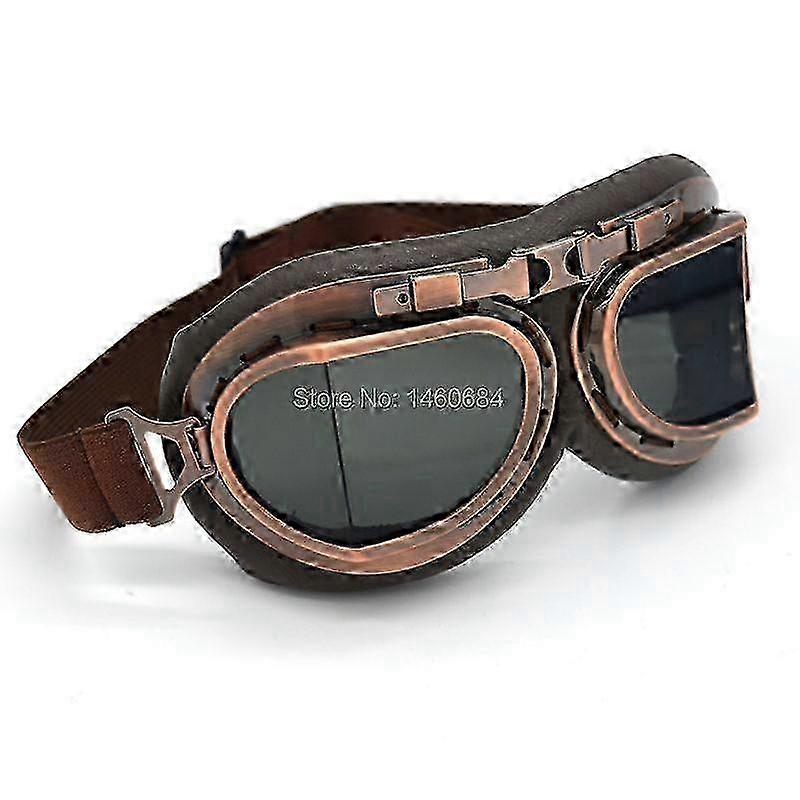 Vintage WWII Pilot Goggles UV-Protected