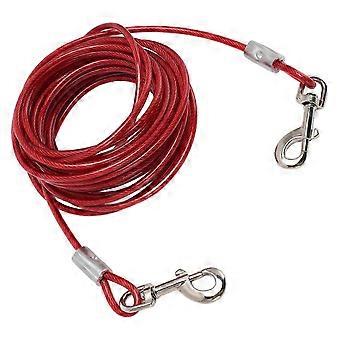 Outdoor Steel Dog Tie Out 6mm PVC
