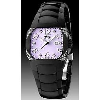 Lotus code Quartz Analog Woman Watch with L15516/B Stainless Steel Bracelet