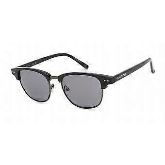 Occhiali da sole da donna Calvin Klein CK20314S 001 Full Rim Shiny Black/Gunmetal Browline UV2 Originali