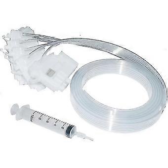 6 Dampers with Hose for DTF Printer Compatible with Epson L800 L801 L805 L810 L850 L1800 L1300 L1455